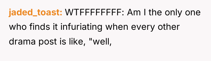 jaded_toast WTFFFFFFFF: Am I the only one who finds it...