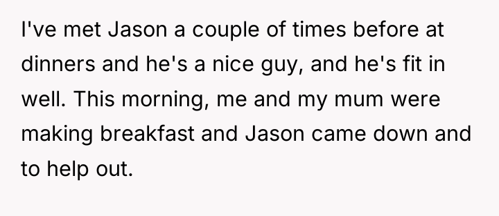 I've met Jason a couple of times before at dinners...