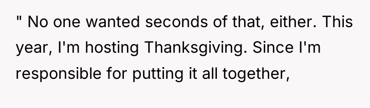 " No one wanted seconds of that, either. This year,...