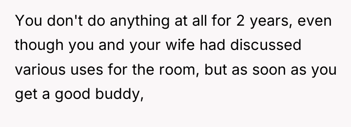 You don't do anything at all for 2 years, even...