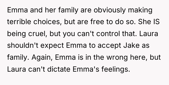 Emma and her family are obviously making terrible choices, but...