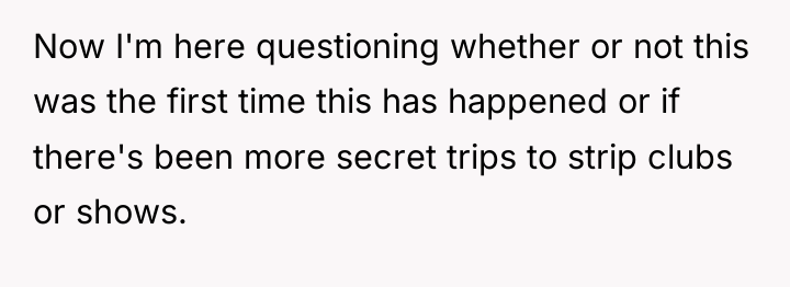 Now I'm here questioning whether or not this was the...