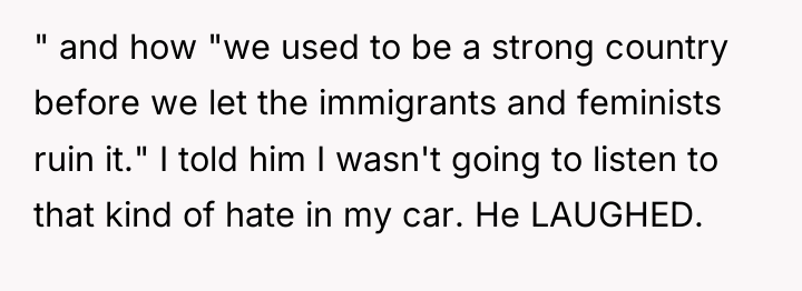 " and how "we used to be a strong country...