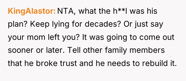 KingAlastor NTA, what the h**l was his plan? Keep lying...