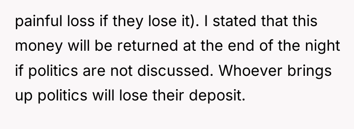 painful loss if they lose it). I stated that this...