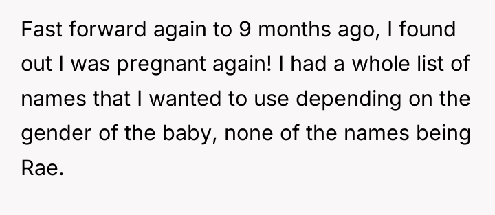 Fast forward again to 9 months ago, I found out...