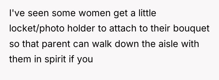 I've seen some women get a little locket/photo holder to...