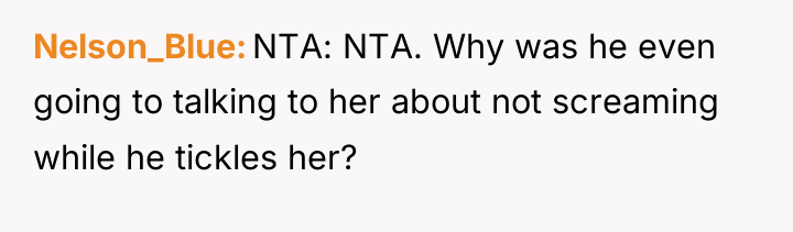 Nelson_Blue NTA: NTA. Why was he even going to talking...