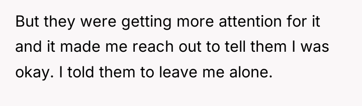 But they were getting more attention for it and it...
