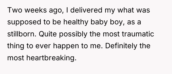 Two weeks ago, I delivered my what was supposed to...