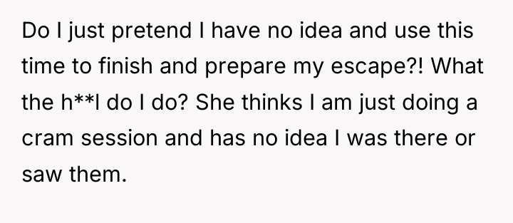 Do I just pretend I have no idea and use...