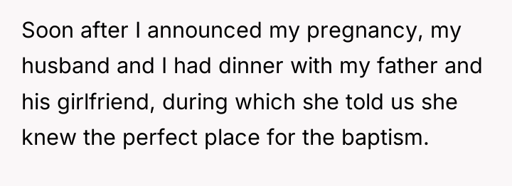 Soon after I announced my pregnancy, my husband and I...