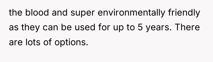 the blood and super environmentally friendly as they can be...