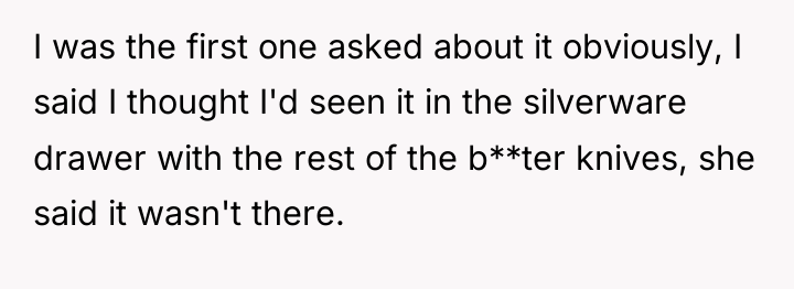 I was the first one asked about it obviously, I...