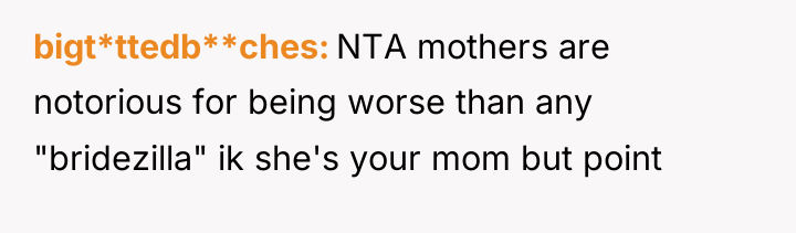 bigt*ttedb**ches NTA mothers are notorious for being worse than any...