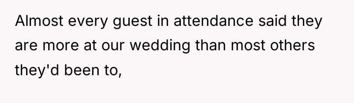 Almost every guest in attendance said they are more at...