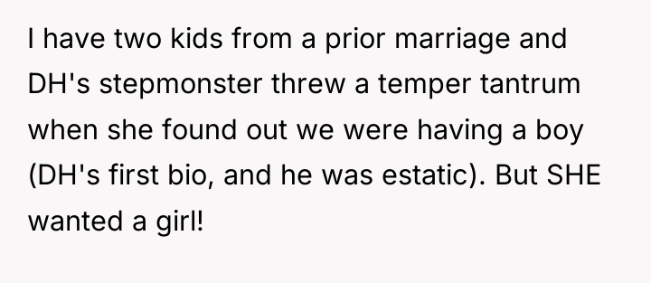 I have two kids from a prior marriage and DH's...