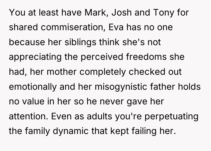 You at least have Mark, Josh and Tony for shared...