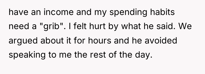 have an income and my spending habits need a "grib"....