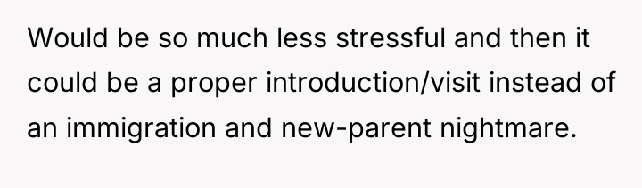 Would be so much less stressful and then it could...