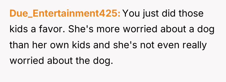 Due_Entertainment425 You just did those kids a favor. She's more...