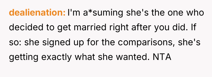 dealienation I'm a*suming she's the one who decided to get...