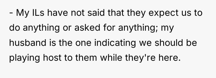 - My ILs have not said that they expect us...