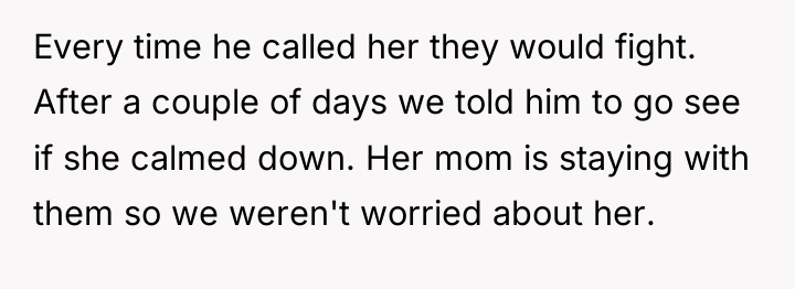 Every time he called her they would fight. After a...