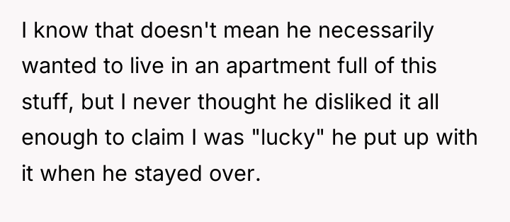 I know that doesn't mean he necessarily wanted to live...