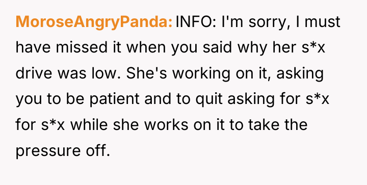 MoroseAngryPanda INFO: I'm sorry, I must have missed it when...