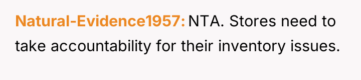 Natural-Evidence1957 NTA. Stores need to take accountability for their inventory...