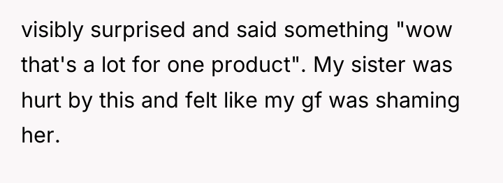 visibly surprised and said something "wow that's a lot for...