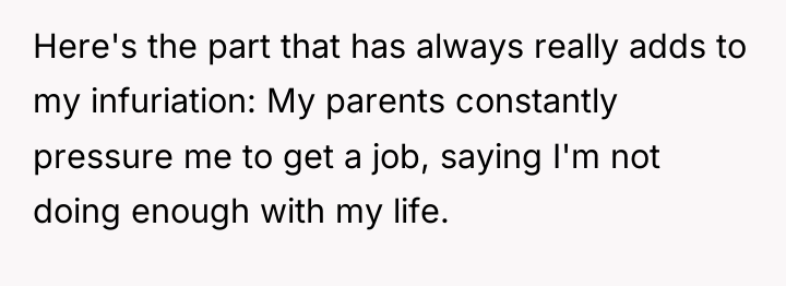Here's the part that has always really adds to my...