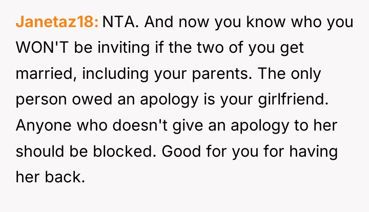 Janetaz18 NTA. And now you know who you WON'T be...