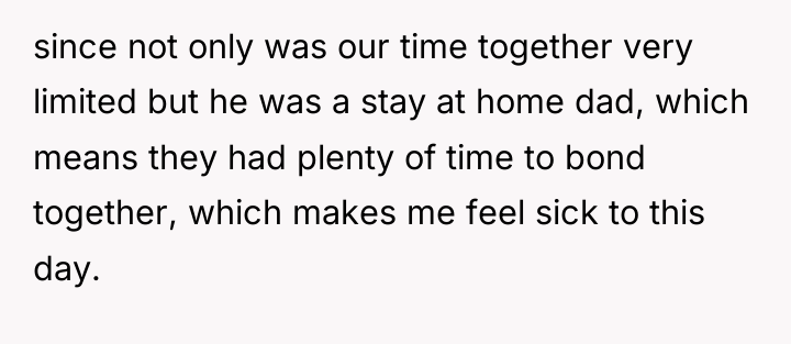 since not only was our time together very limited but...
