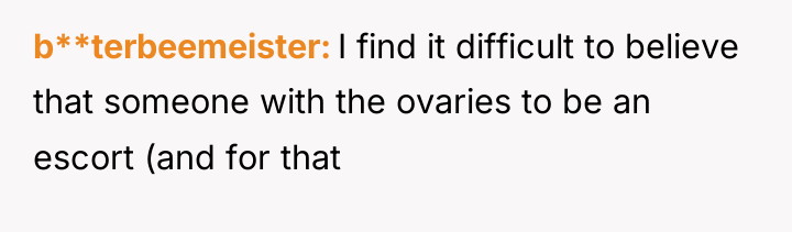 b**terbeemeister I find it difficult to believe that someone with...