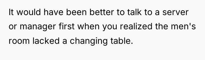 It would have been better to talk to a server...