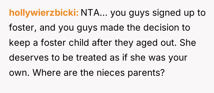 hollywierzbicki NTA... you guys signed up to foster, and you...
