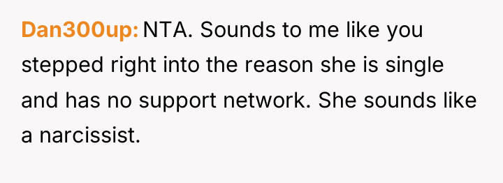 Dan300up NTA. Sounds to me like you stepped right into...