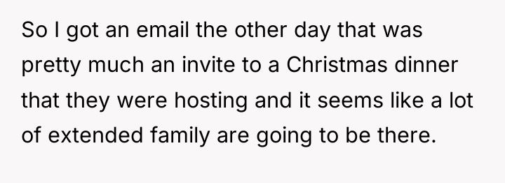 So I got an email the other day that was...