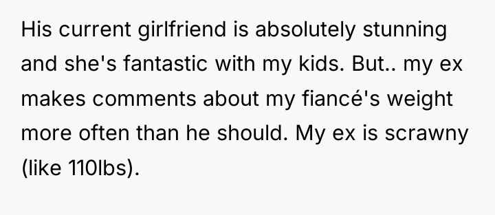 His current girlfriend is absolutely stunning and she's fantastic with...