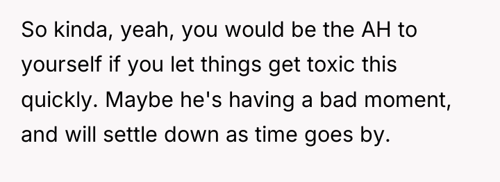 So kinda, yeah, you would be the AH to yourself...