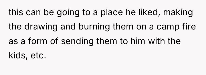 this can be going to a place he liked, making...