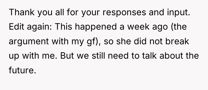 Thank you all for your responses and input. Edit again:...