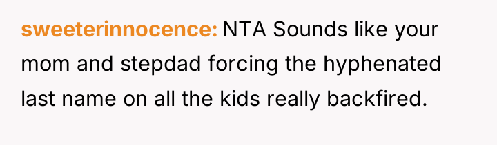 sweeterinnocence NTA Sounds like your mom and stepdad forcing the...