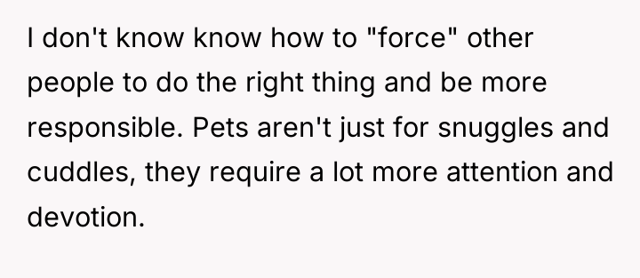 I don't know know how to "force" other people to...