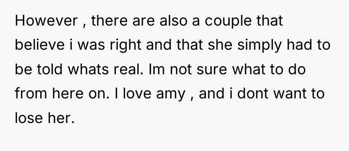 However , there are also a couple that believe i...