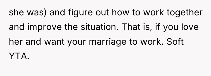 she was) and figure out how to work together and...