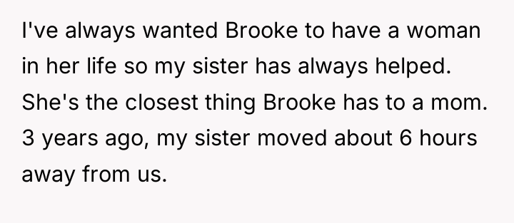 I've always wanted Brooke to have a woman in her...