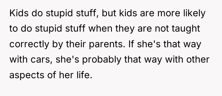 Kids do stupid stuff, but kids are more likely to...